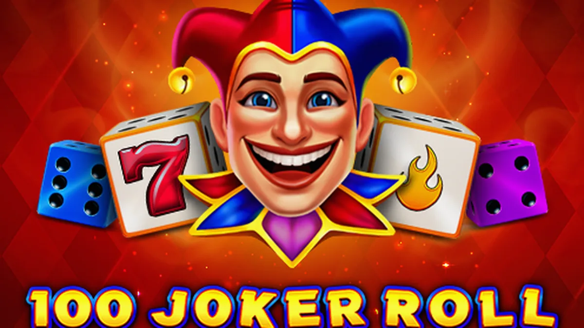 Tampilan antarmuka permainan slot 100 Joker Roll